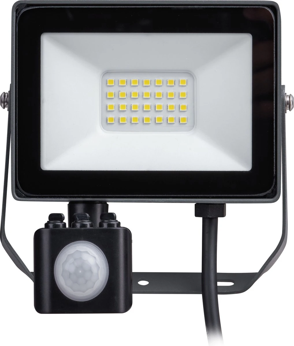 Philips Decoflood - Floodlight - Zwart - 1x20W - Met Sensor 1 Philips Decoflood - Floodlight - Zwart - 1x20W - Met Sensor