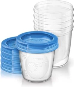 Philips Avent SCF619/05 Bewaarbekers Voor Babyvoeding - 180 Ml - 5 Stuks -Philips 1023x1200 1