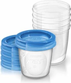 Philips Avent SCF619/05 Bewaarbekers Voor Babyvoeding - 180 Ml - 5 Stuks -Philips 1025x1200 2