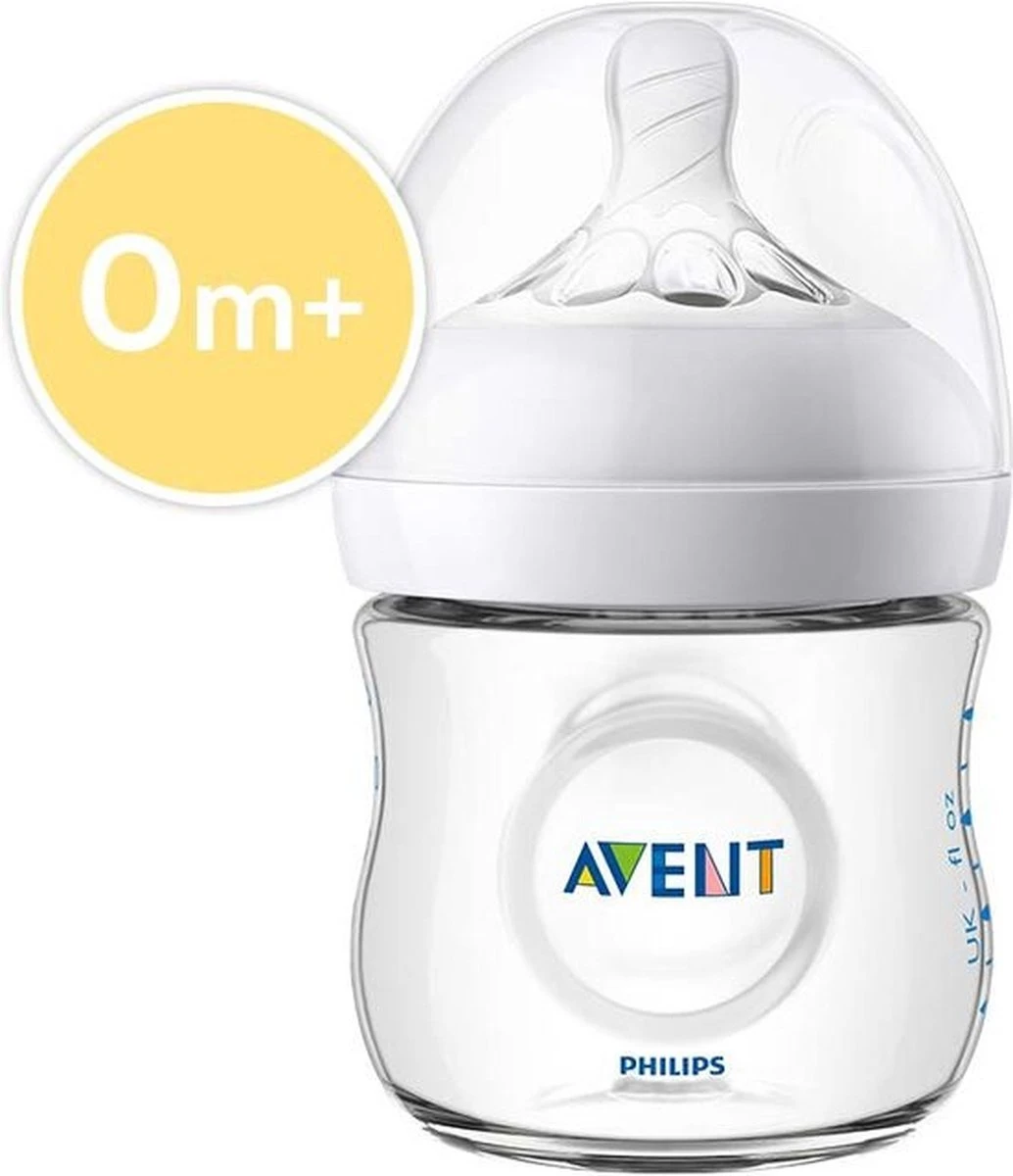 Philips Avent Natural Babyfles – SCF030/17 Babyfles (0m+) Voor Langzame Toevoer 1 Philips Avent Natural Babyfles – SCF030/17 Babyfles (0m+) Voor Langzame Toevoer