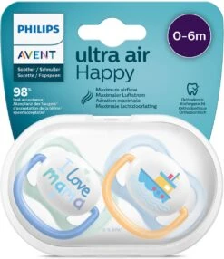 Philips Avent Ultra Air-fopspeen SCF080/01 - Fopspeen - 0-6 Maanden - 2 Stuks -Philips 1037x1200 2