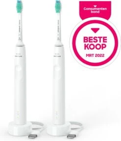 Philips Sonicare Series 3100 HX3675/13 - Elektrische Tandenborstel - Wit - Duopack -Philips 1038x1200 4