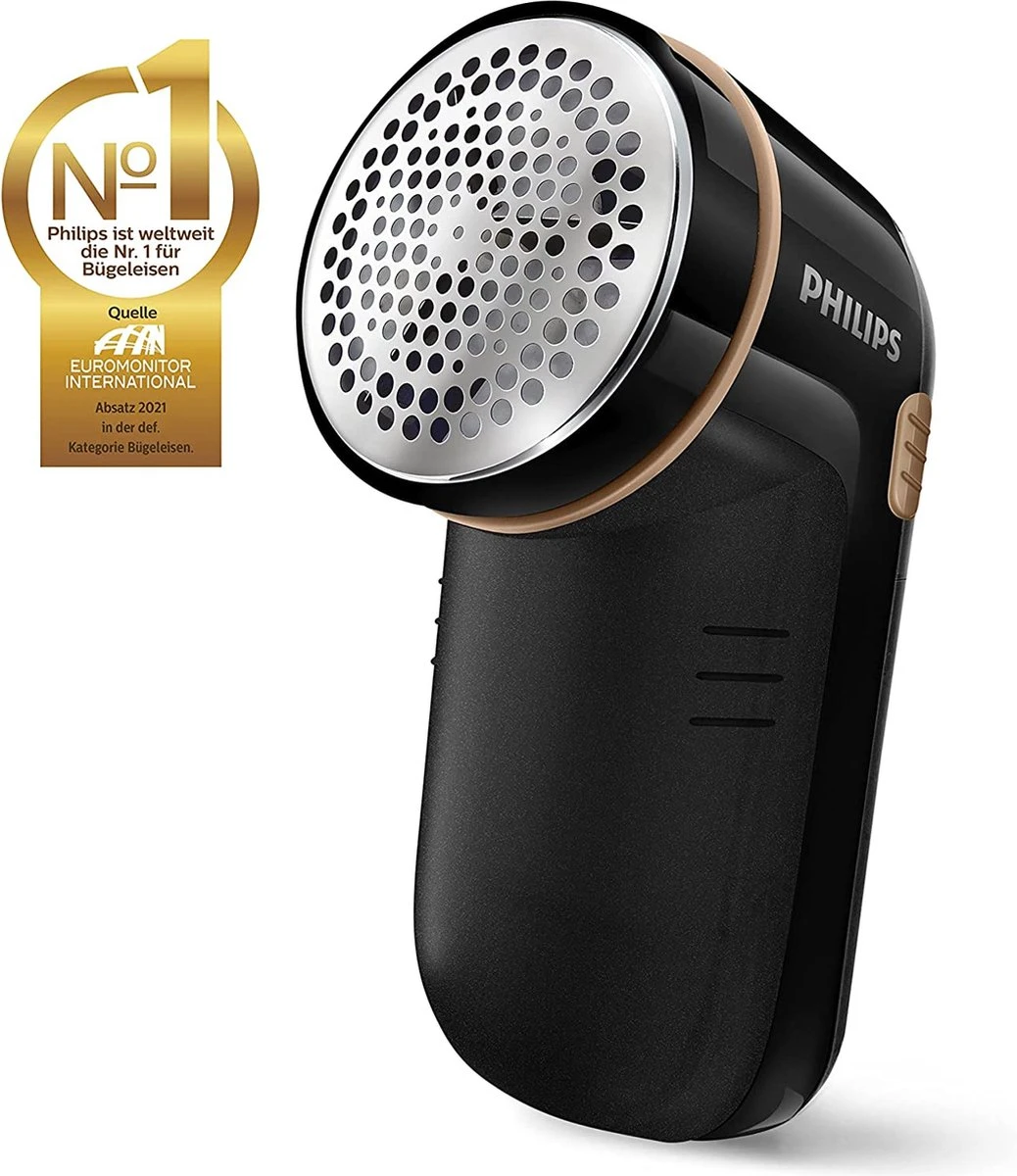 BORZMARKT - Philips Ontpiller - Pluizenverwijderaar Voor Kleding - Zwart En Goud (GC026/80) 5 BORZMARKT - Philips Ontpiller - Pluizenverwijderaar Voor Kleding - Zwart En Goud (GC026/80) - Afbeelding 5