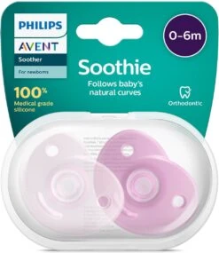 Philips Avent Soothie SCF099/22 - Fopspeen - 0-6 MAANDEN - 2 Stuks