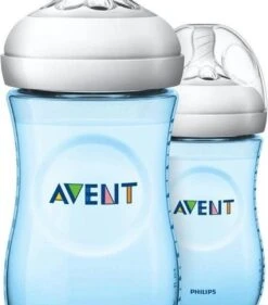Philips Avent Natural Babyfles - SCF035/27 Babyfles (1m+) Voor Langzame Toevoer - 2x -Philips 1056x1200 1