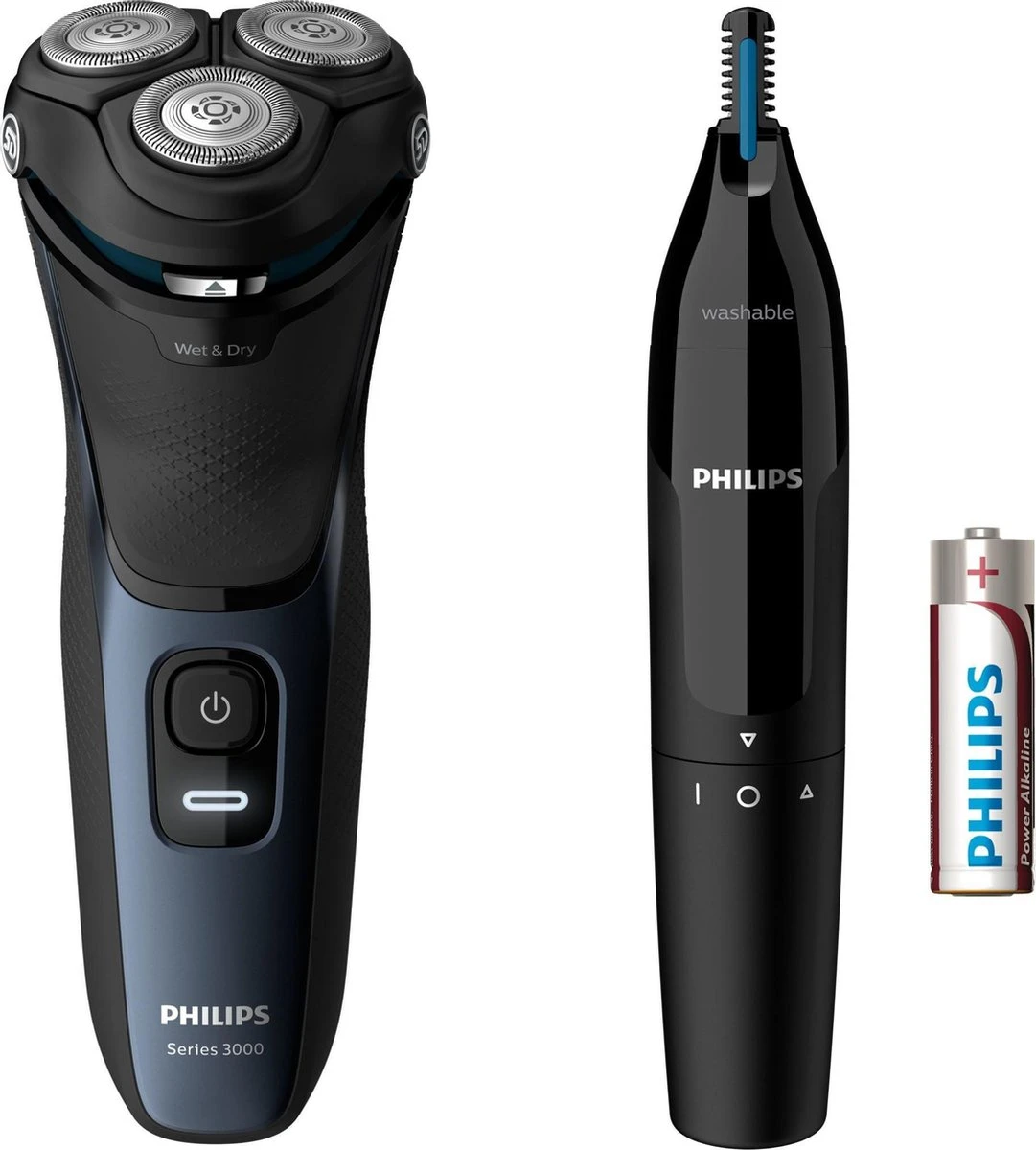 Philips Shaver Series 3000 S3134/57 - Scheerapparaat Incl. Neus- En Oorhaartrimmer 12 Philips Shaver Series 3000 S3134/57 - Scheerapparaat Incl. Neus- En Oorhaartrimmer - Afbeelding 12