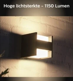 Philips Hue Fuzo Muurlamp - Warmwit Licht - Zwart - Smal - Gesloten -Philips 1084x1200 5