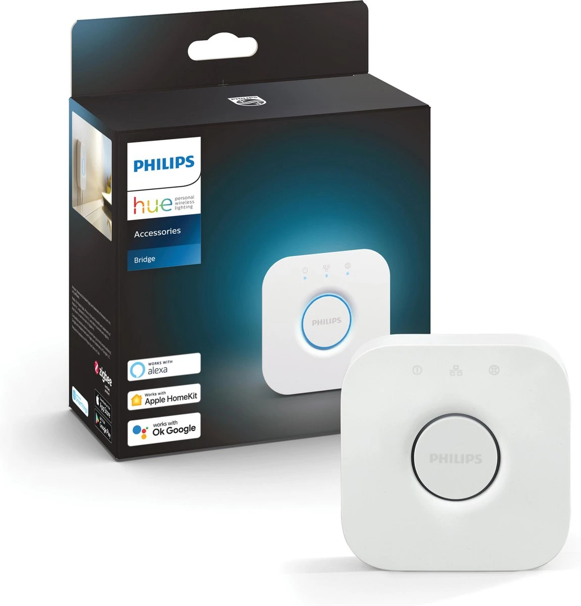 Philips Hue Lily Tuinspot Starterspakket Met Hue Bridge - Prikspot White And Color Ambiance - Prikspots Voor Buiten - Tuinverlichting - 3 Spots - Zwart 3 Philips Hue Lily Tuinspot Starterspakket Met Hue Bridge - Prikspot White And Color Ambiance - Prikspots Voor Buiten - Tuinverlichting - 3 Spots - Zwart - Afbeelding 3