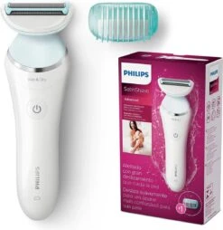 Philips SatinShave Advanced BRL130/00 - Ladyshave - Blauw -Philips 1166x1200 4