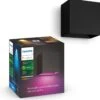 Philips Hue Resonate Down - Muurlamp - Wit En Gekleurd Licht - Zwart