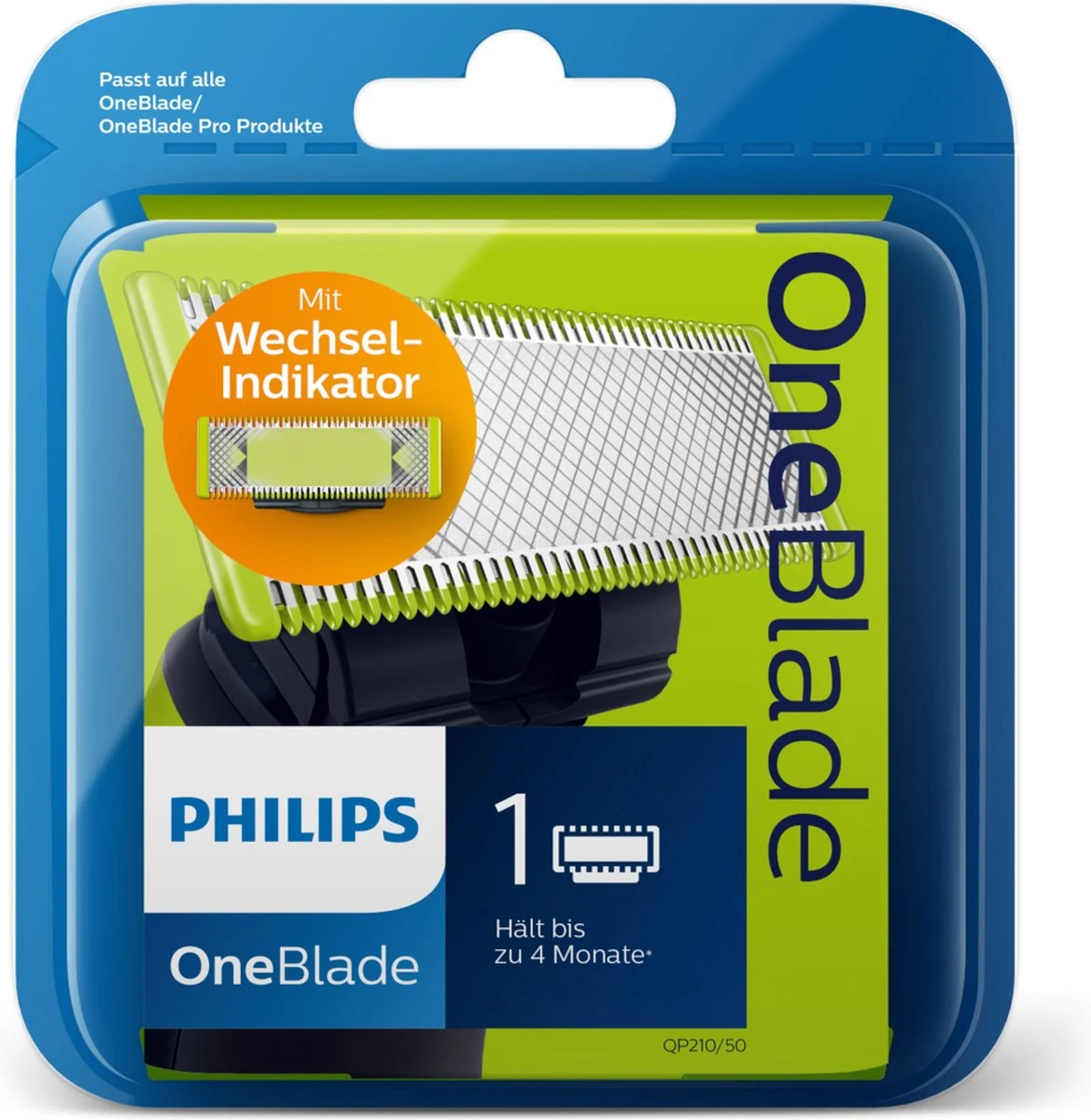 Philips OneBlade QP210/50 - Vervangmesje - 1 Stuk 9 Philips OneBlade QP210/50 - Vervangmesje - 1 Stuk - Afbeelding 9