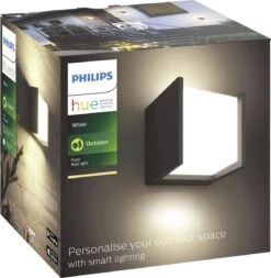 Philips Hue Fuzo Muurlamp - Warmwit Licht - Zwart - Smal - Open 36 Philips Hue Fuzo Muurlamp - Warmwit Licht - Zwart - Smal - Open -Philips 1170x1200 2