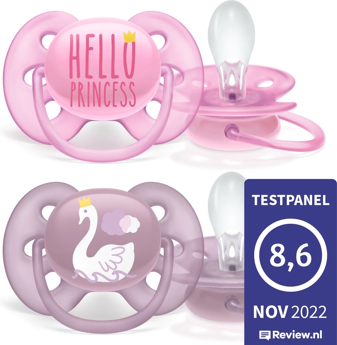 Philips Avent Ultra Soft SCF223/02 - Fopspeen - 6-18 Maanden - 2 Stuks 2 Philips Avent Ultra Soft SCF223/02 - Fopspeen - 6-18 Maanden - 2 Stuks - Afbeelding 2