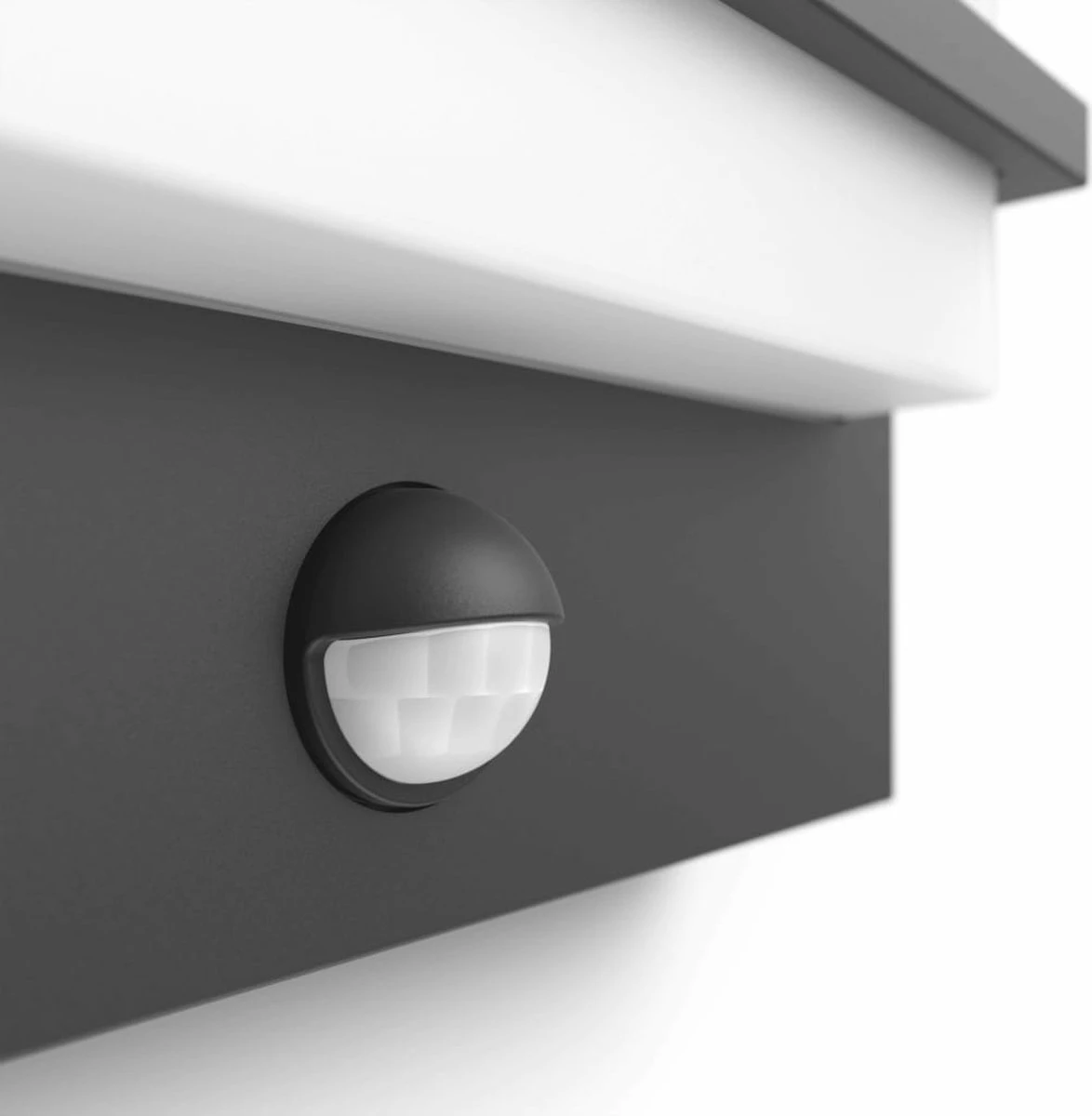 Philips Petronia Buitenwandlamp - Met Sensor - Antraciet 2 Philips Petronia Buitenwandlamp - Met Sensor - Antraciet - Afbeelding 2