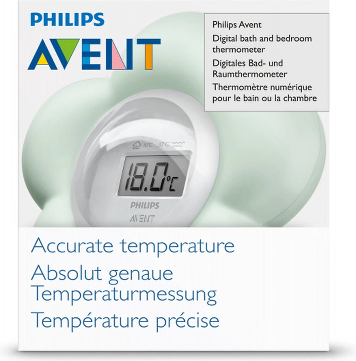 Philips Avent SCH480/00 - Bad Thermometer Digitaal 7 Philips Avent SCH480/00 - Bad Thermometer Digitaal - Afbeelding 7