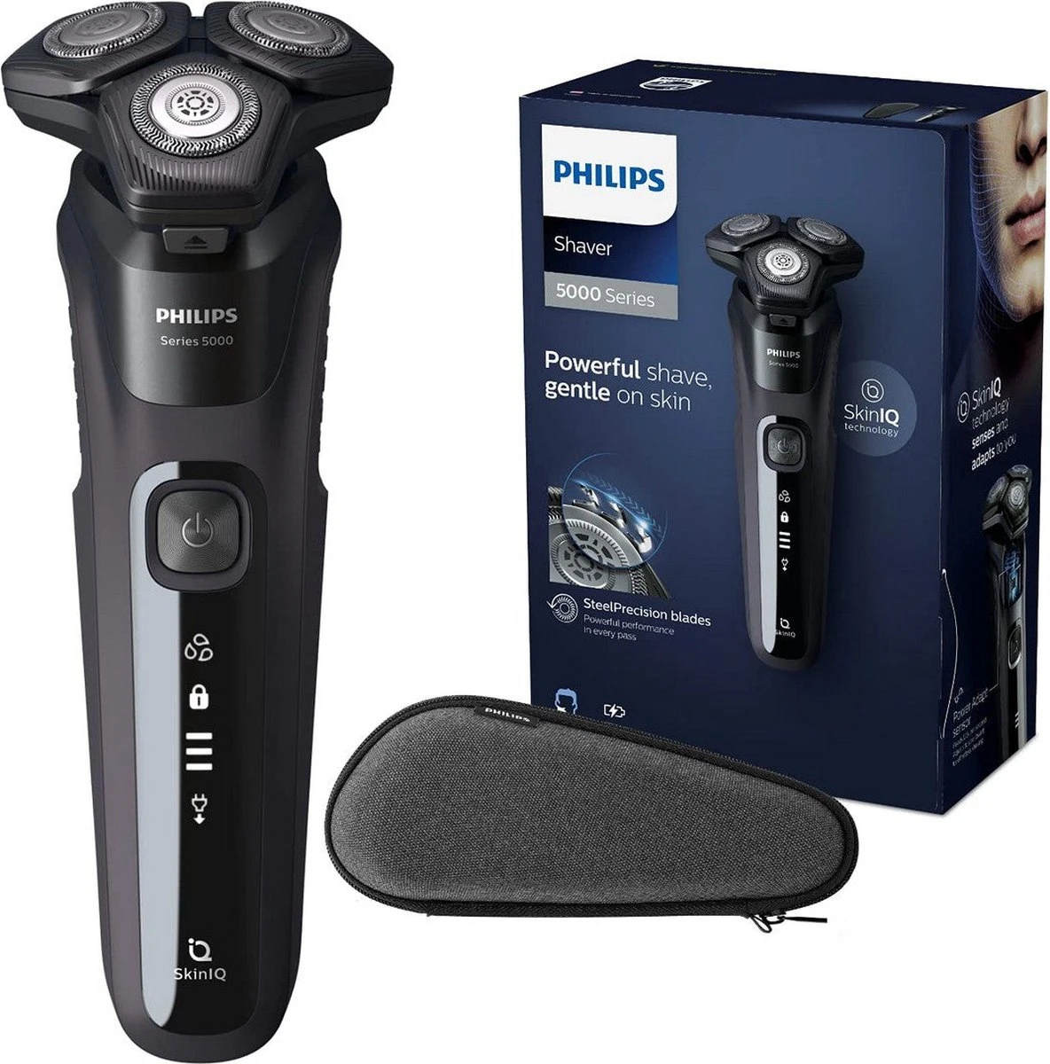 Philips SHAVER Series 5000 Elektrisch Scheerapparaat, SteelPrecision-mesjes, Wet & Dry - S5588/30 6 Philips SHAVER Series 5000 Elektrisch Scheerapparaat, SteelPrecision-mesjes, Wet & Dry - S5588/30 - Afbeelding 6