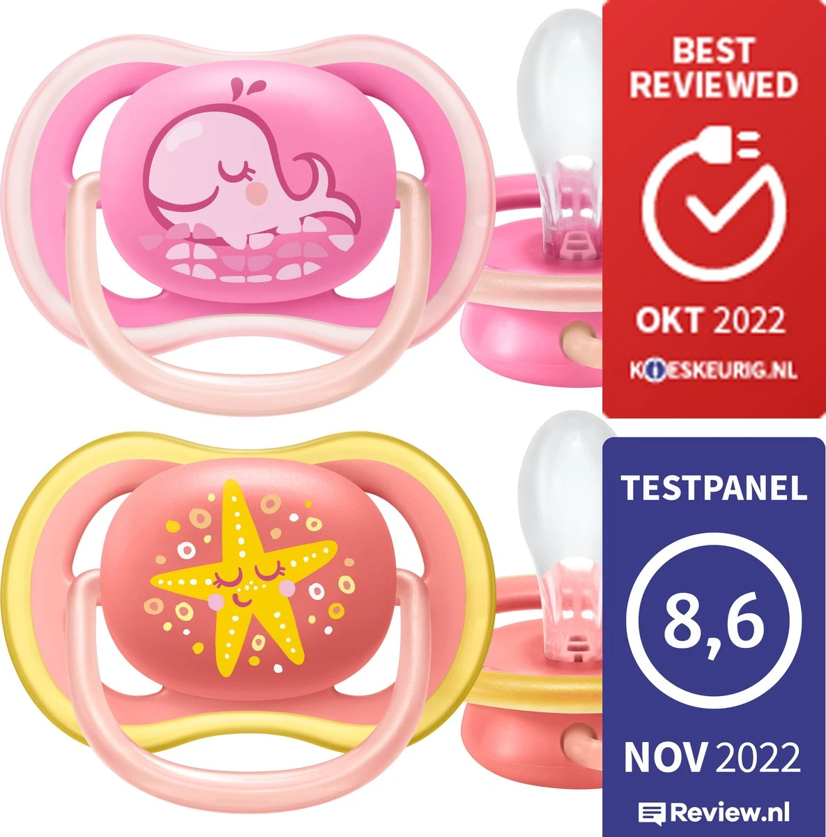 Philips Avent Ultra Air SCF085/04 - Fopspeen - 6-18 Maanden - 2 Stuks 12 Philips Avent Ultra Air SCF085/04 - Fopspeen - 6-18 Maanden - 2 Stuks - Afbeelding 12