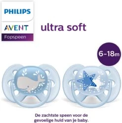 Philips Avent Ultra Soft SCF223/03 - Fopspeen - 6-18 Maanden - 2 Stuks -Philips 1191x1200 1