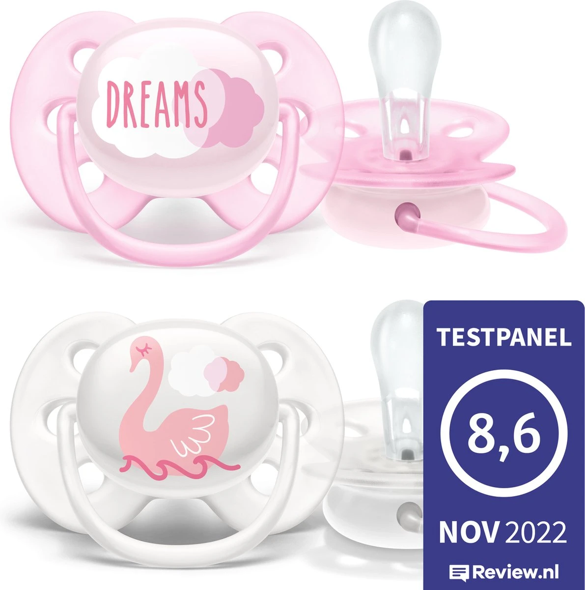 Philips Avent Ultra Soft SCF222/02 - Fopspeen - 0-6 Maanden - 2 Stuks 2 Philips Avent Ultra Soft SCF222/02 - Fopspeen - 0-6 Maanden - 2 Stuks - Afbeelding 2