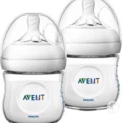 Philips Avent Natural Babyfles – SCF030/27 Babyfles (0m+) Voor Langzame Toevoer – 2 Stuks -Philips 1192x1200 1