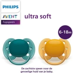 Philips Avent Ultra Soft SCF091/04 - Fopspeen - 6 Tot 18 Maanden - 2 Stuks -Philips 1197x1200 1
