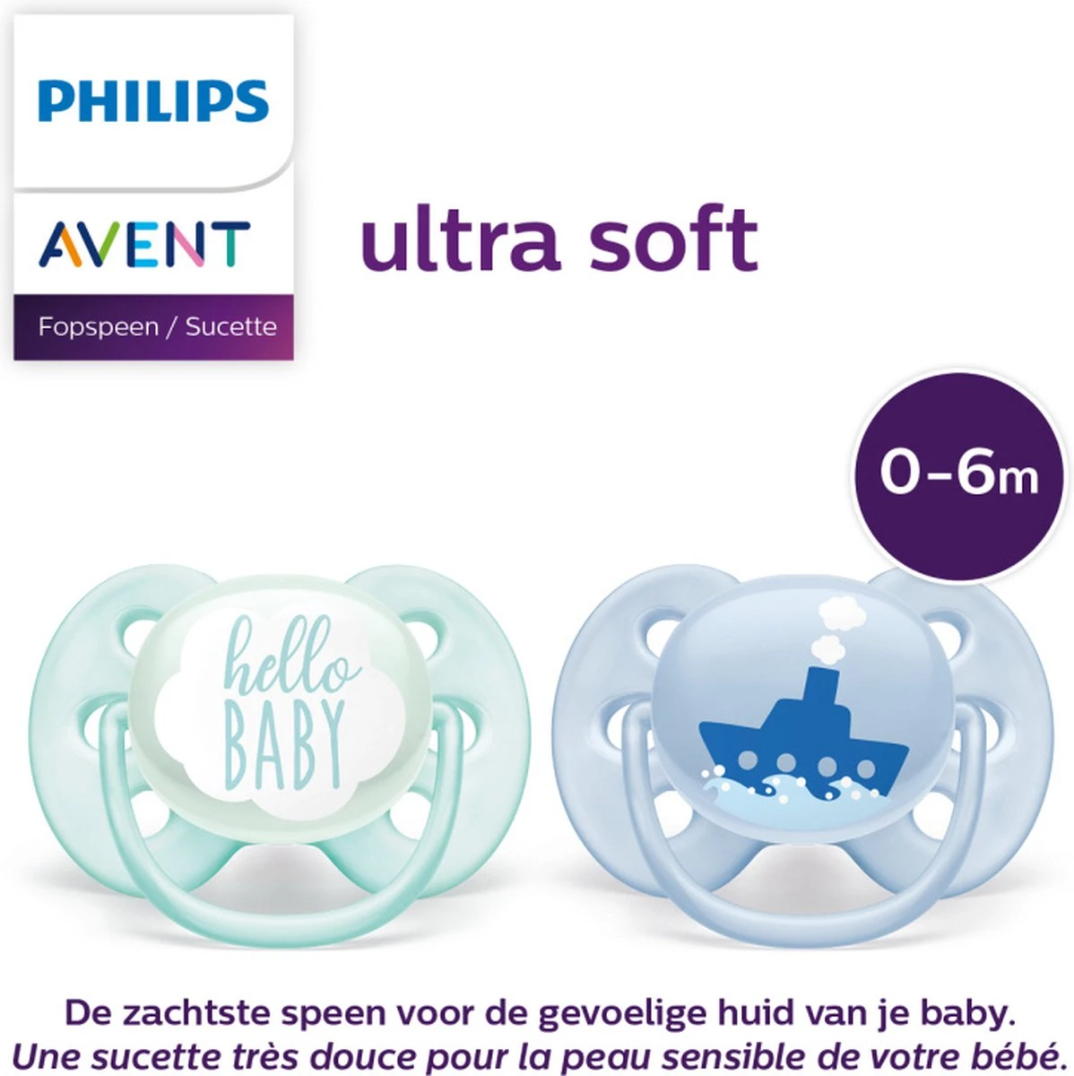 Philips Avent Ultra Soft SCF222/01 - Fopspeen - 0-6 Maanden - 2 Stuks 16 Philips Avent Ultra Soft SCF222/01 - Fopspeen - 0-6 Maanden - 2 Stuks - Afbeelding 16