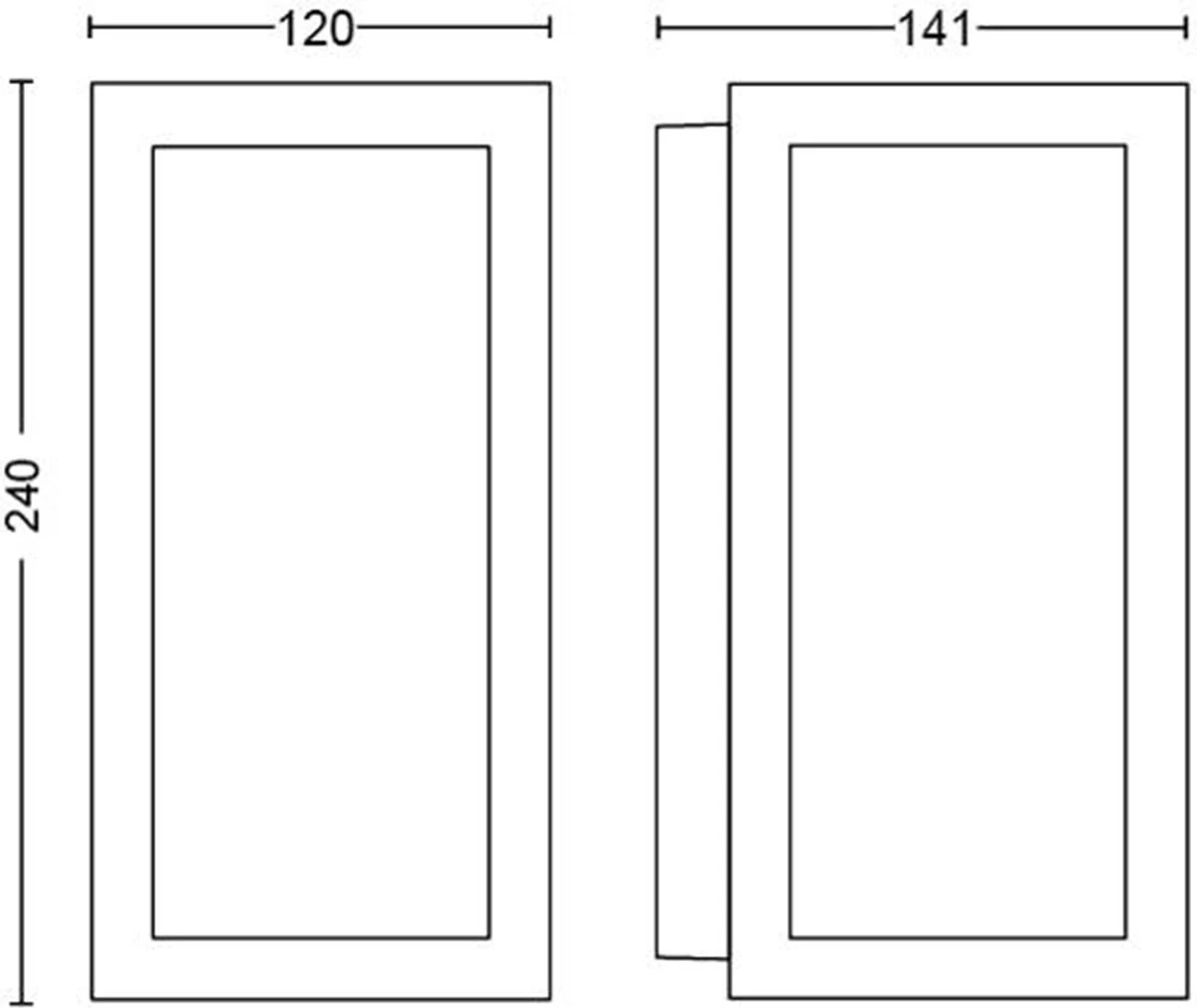 Philips Hue Impress Muurlamp - Wit En Gekleurd Licht - Zwart - Smal 12 Philips Hue Impress Muurlamp - Wit En Gekleurd Licht - Zwart - Smal - Afbeelding 12