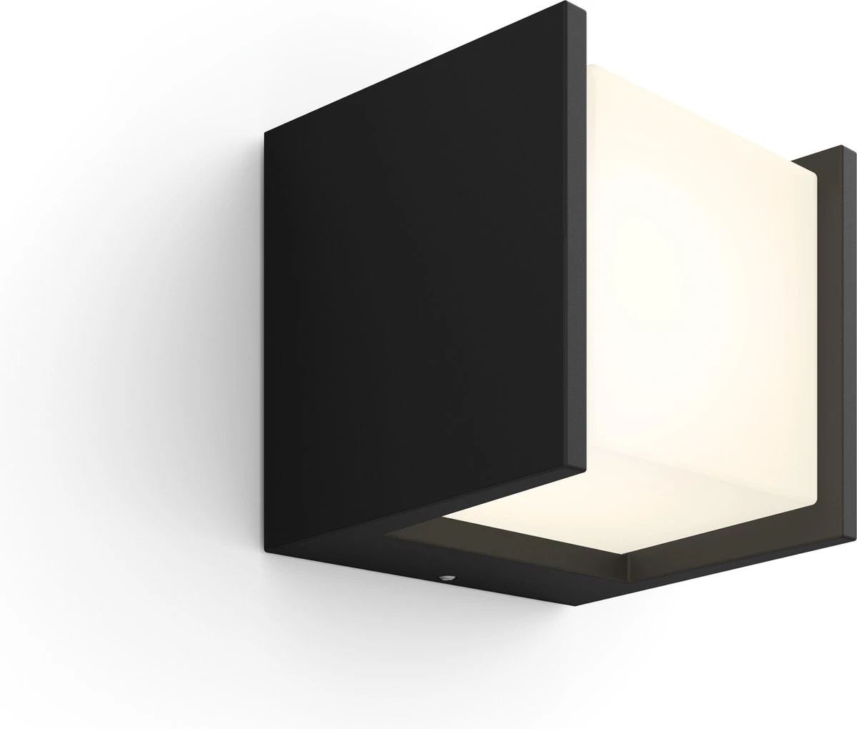 Philips Hue Fuzo Muurlamp - Warmwit Licht - Zwart - Smal - Open 2 Philips Hue Fuzo Muurlamp - Warmwit Licht - Zwart - Smal - Open - Afbeelding 2