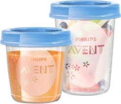 Philips Avent SCF619/05 Bewaarbekers Voor Babyvoeding - 180 Ml - 5 Stuks -Philips 1200x1042