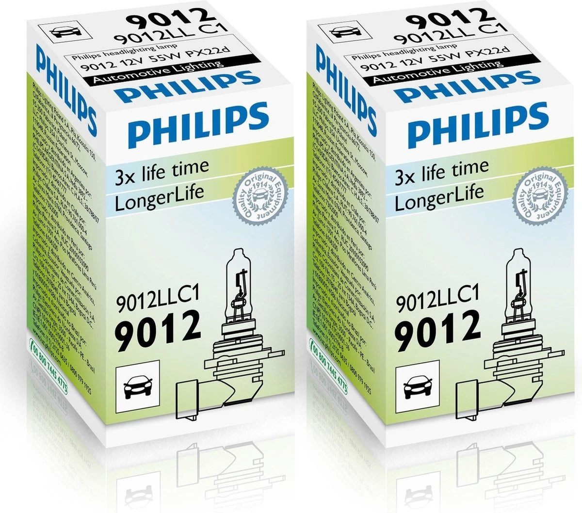 Philips Gloeilamp, HIR2 Longlife EcoVision 9012LLC1 3 Philips Gloeilamp, HIR2 Longlife EcoVision 9012LLC1 - Afbeelding 3