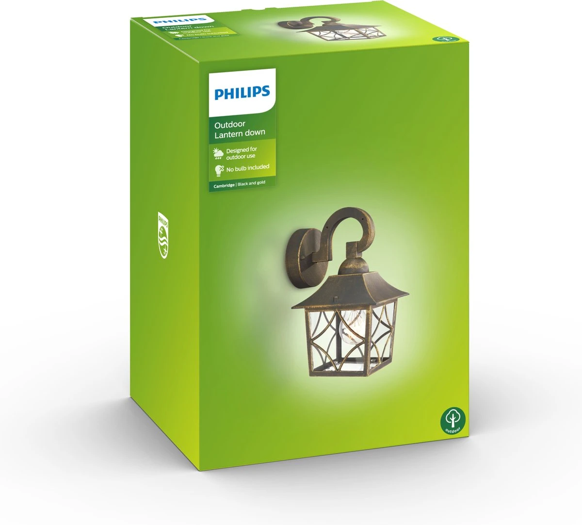 Philips Cambridge Buitenwandlamp - Zwart 2 Philips Cambridge Buitenwandlamp - Zwart - Afbeelding 2