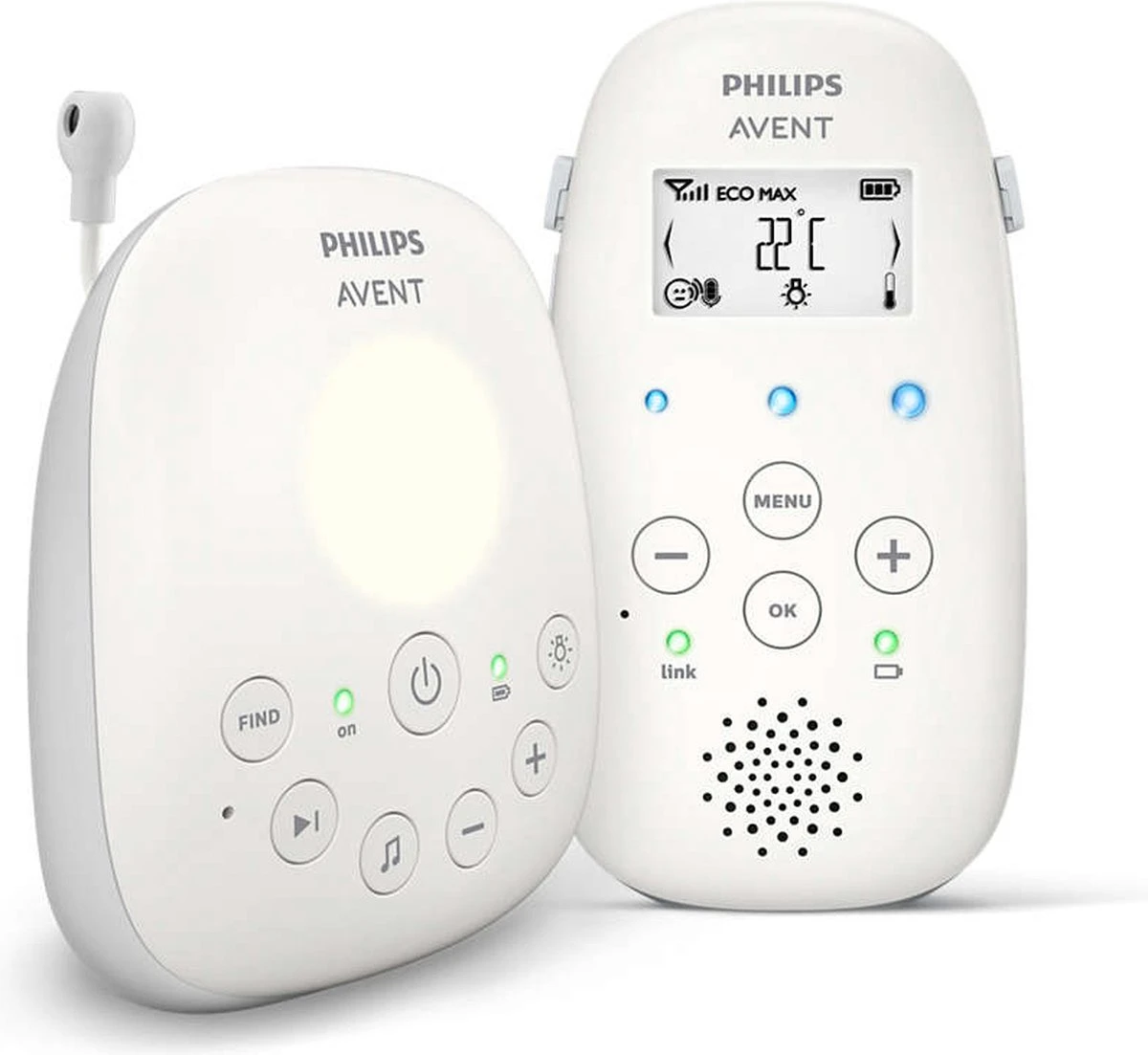 Philips Avent SCD713/26 - DECT-babyfoon 9 Philips Avent SCD713/26 - DECT-babyfoon - Afbeelding 9