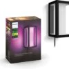 Philips Hue Impress Muurlamp - Wit En Gekleurd Licht - Zwart - Laagspanning