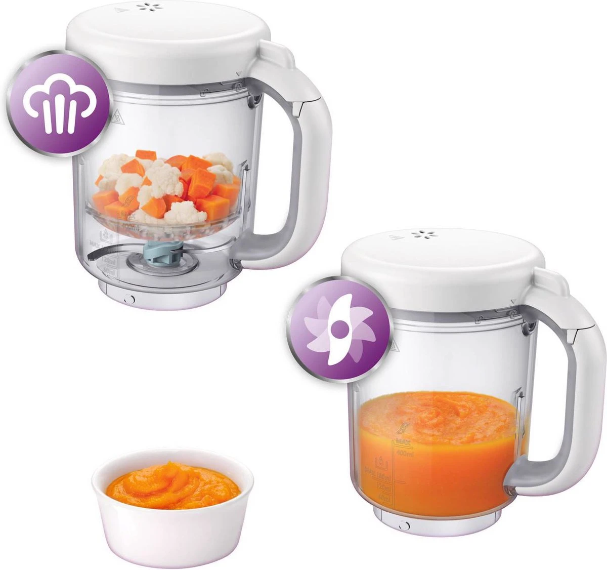 Philips Avent SCF862/02 - Stomer / Blender 5 Philips Avent SCF862/02 - Stomer / Blender - Afbeelding 5