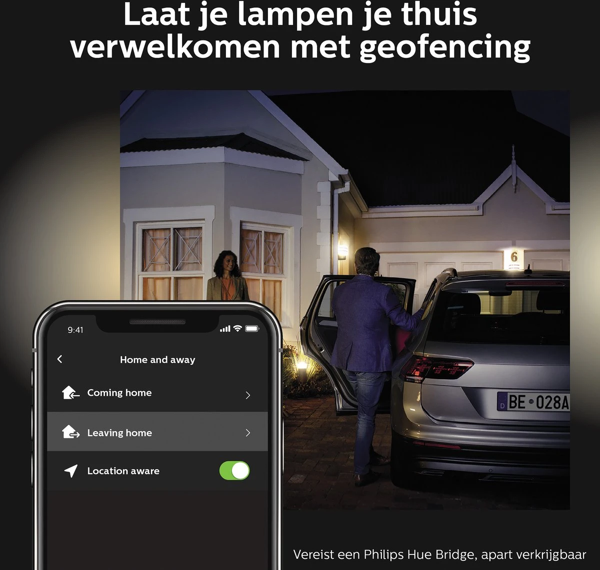 Philips Hue Appear Muurlamp - Wit En Gekleurd Licht - Zwart 18 Philips Hue Appear Muurlamp - Wit En Gekleurd Licht - Zwart - Afbeelding 18