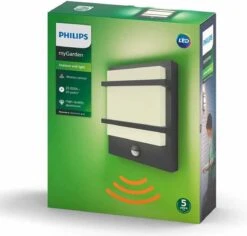 Philips Petronia Buitenwandlamp - Met Sensor - Antraciet 20 Philips Petronia Buitenwandlamp - Met Sensor - Antraciet -Philips 1200x1147