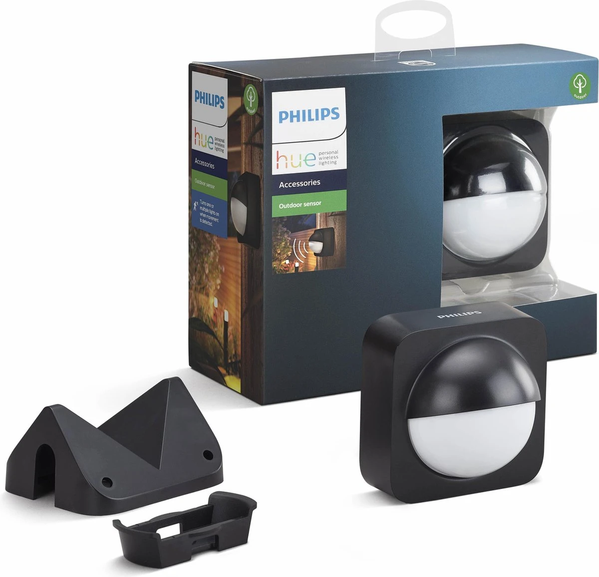 Philips Hue Resonate Outdoor Wandlamp Buiten Met Bewegingssensor - Incl. White And Color Ambiance - Muurlamp - Tuinverlichting LED Buiten - Buitenlamp - Zwart 3 Philips Hue Resonate Outdoor Wandlamp Buiten Met Bewegingssensor - Incl. White And Color Ambiance - Muurlamp - Tuinverlichting LED Buiten - Buitenlamp - Zwart - Afbeelding 3
