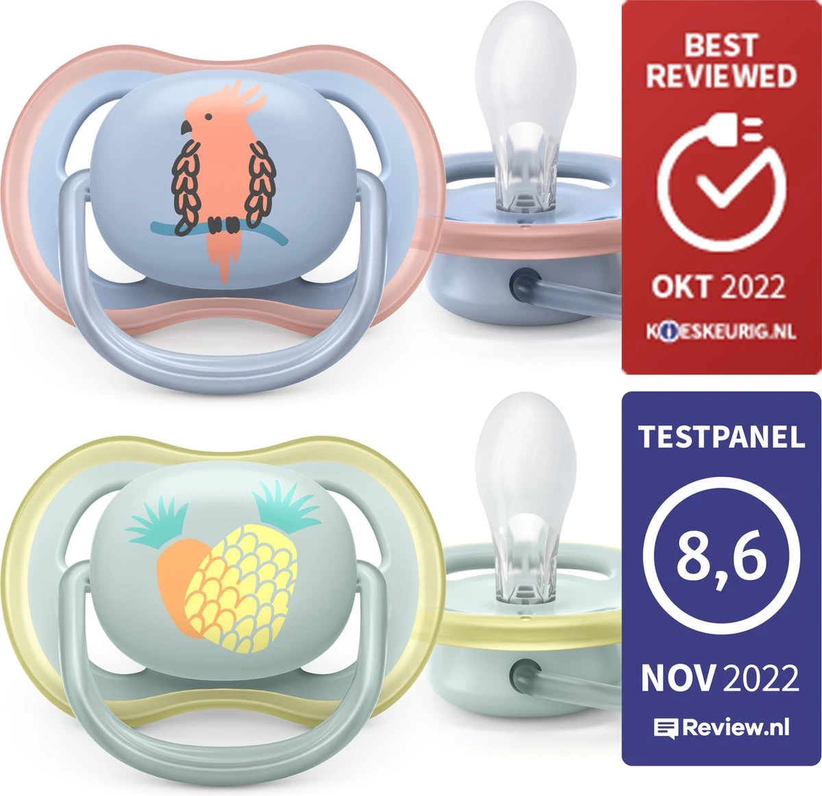 Philips Avent Ultra Air SCF085/12 - Fopspeen - 0 Tot 6 Maanden - 2 Stuks 11 Philips Avent Ultra Air SCF085/12 - Fopspeen - 0 Tot 6 Maanden - 2 Stuks - Afbeelding 11