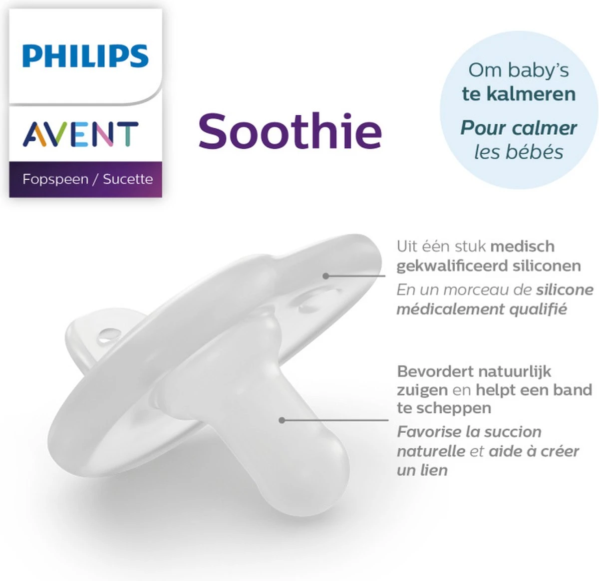 Philips Avent Soothie SCF099/21 - Fopspeen - Blauw - 0-6 Maanden - 2 Stuks 10 Philips Avent Soothie SCF099/21 - Fopspeen - Blauw - 0-6 Maanden - 2 Stuks - Afbeelding 10