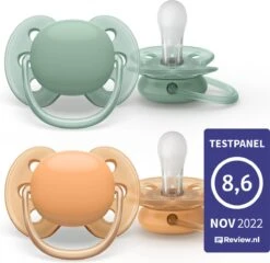 Philips Avent Ultra Soft SCF091/03 - Fopspeen - 0 Tot 6 Maanden - 2 Stuks -Philips 1200x1166