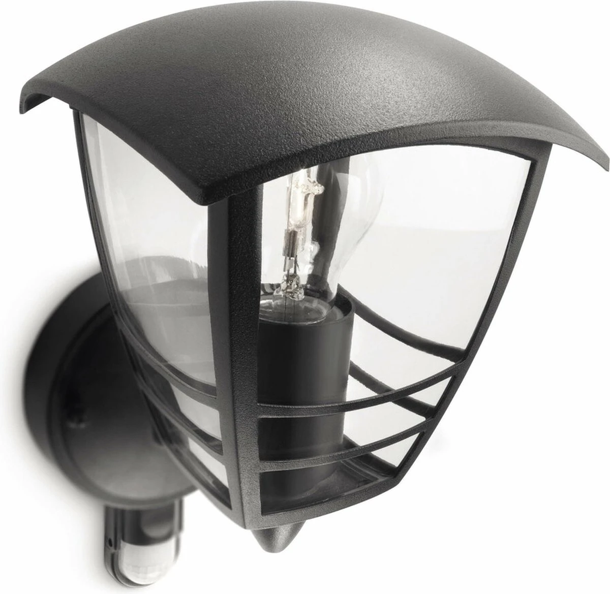 Philips Creek Buitenwandlamp - Met Sensor - Zwart 1 Philips Creek Buitenwandlamp - Met Sensor - Zwart