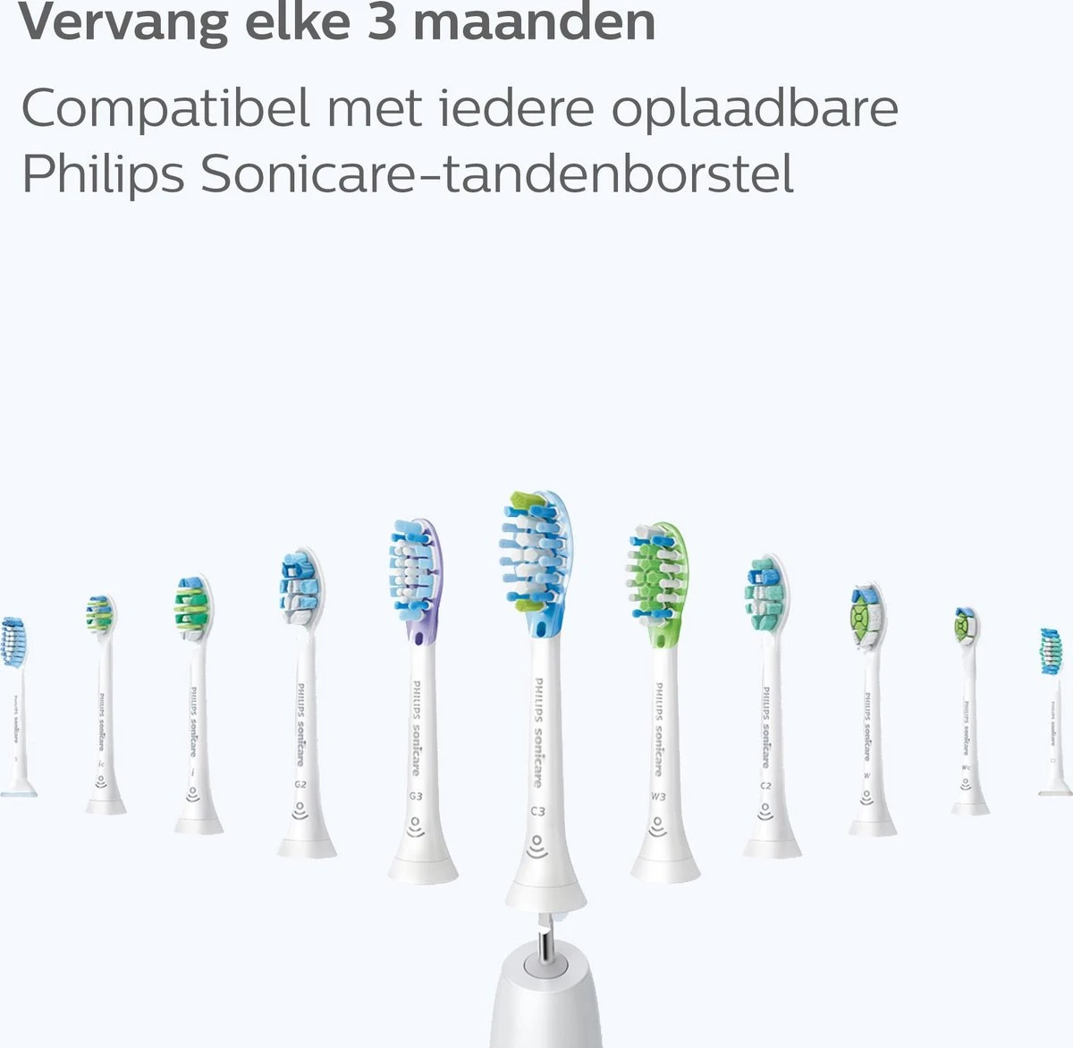 Philips Sonicare C3 Premium Plaque Defense HX9044/17 - Opzetborstel - 4 Stuks 8 Philips Sonicare C3 Premium Plaque Defense HX9044/17 - Opzetborstel - 4 Stuks - Afbeelding 8