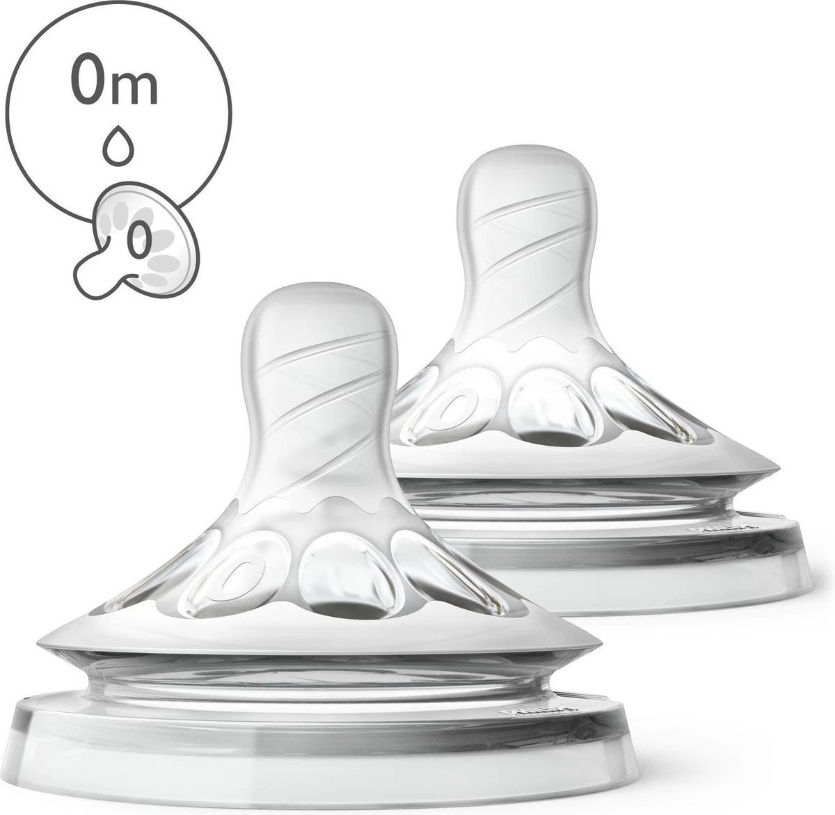 Philips Avent SCF040/27 Natural Speen - 0m - 2stuks 1 Philips Avent SCF040/27 Natural Speen - 0m - 2stuks