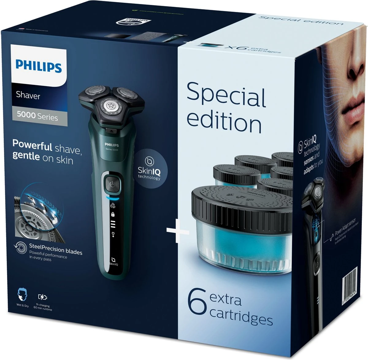 Philips Shaver Series 5000 S5584/62 - Scheerapparaat Incl. 6 Cartridges 9 Philips Shaver Series 5000 S5584/62 - Scheerapparaat Incl. 6 Cartridges - Afbeelding 9