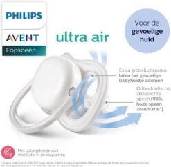 Philips Avent Ultra Air SCF085/02 - Fopspeen - 0-6 Maanden - 2 Stuks 19 Philips Avent Ultra Air SCF085/02 - Fopspeen - 0-6 Maanden - 2 Stuks -Philips 1200x1174 8