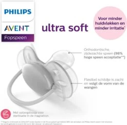 Philips Avent Ultra Soft SCF091/03 - Fopspeen - 0 Tot 6 Maanden - 2 Stuks -Philips 1200x1185 6