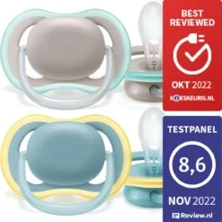 Philips Avent Ultra Air Fopspeen Gevoelige Huid 18m 2 Stuks 32 Philips Avent Ultra Air Fopspeen Gevoelige Huid 18m 2 Stuks -Philips 1200x1200 144