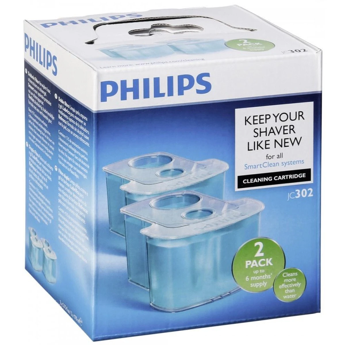 Philips Reiniger SmartClean JC302/50 Cartridge - 2 Stuks Shaver 9000 Met SmartClean 9 Philips Reiniger SmartClean JC302/50 Cartridge - 2 Stuks Shaver 9000 Met SmartClean - Afbeelding 9