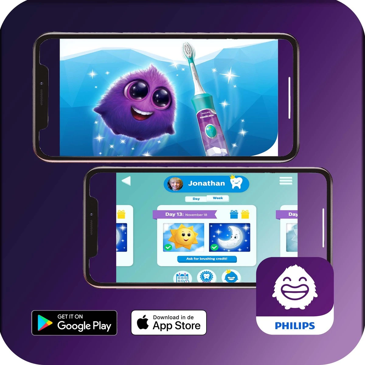 Philips Sonicare For Kids HX6352/42 - Elektrische Tandenborstel - Roze 15 Philips Sonicare For Kids HX6352/42 - Elektrische Tandenborstel - Roze - Afbeelding 15