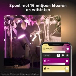 Philips Hue Lily Tuinspot - Wit En Gekleurd Licht - 1-spot - Zwart - Laagspanning - Basis -Philips 1200x1200 452